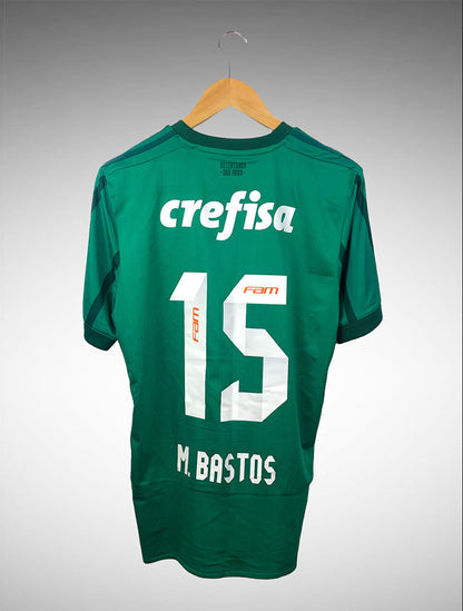 Palmeiras 2017 Primeira Camisa Tam G N# 15 M. Bastos.