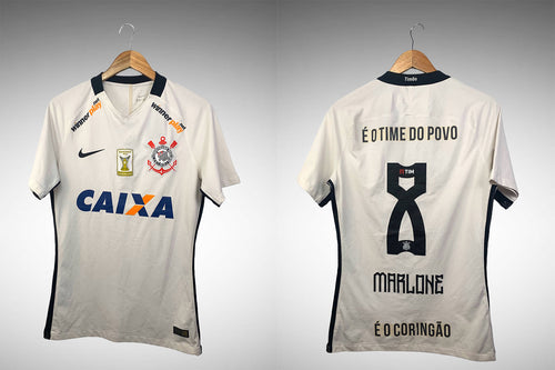 Corinthians 2016 Primeira Camisa Tam M Nº 8 Marlone.