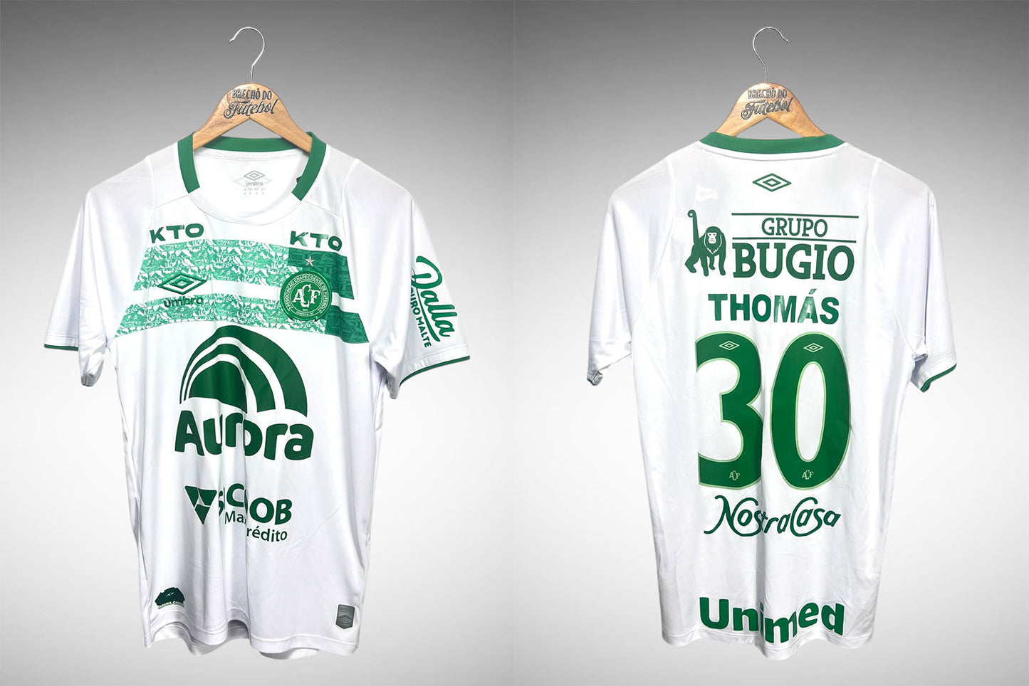 Chapecoense 2024 Segunda Camisa Tam M Nº30 Thomás.