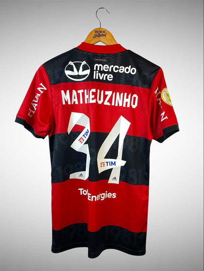 Flamengo 2021 Primeira Camisa Tam P N# 35 Matheuzinho.