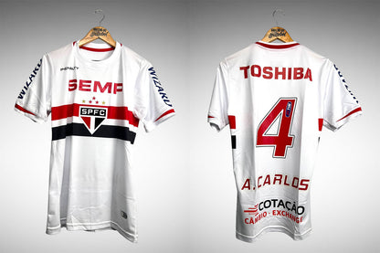 São Paulo 2014 Primeira Camisa Tam G Nº 4 A.Carlos.