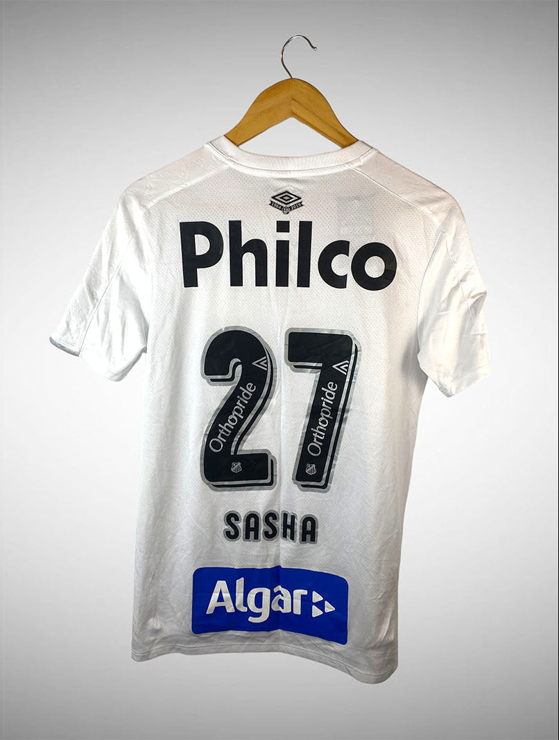 Santos 2019 Primeira Camisa Tam P Nº 27 Sasha.