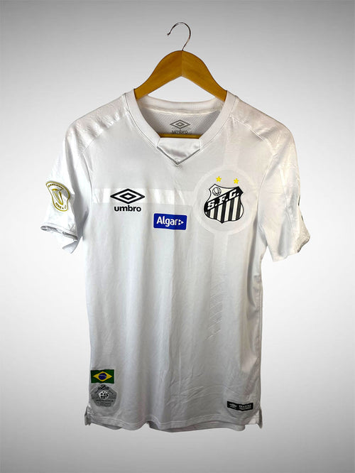 Santos 2019 Primeira Camisa Tam P Nº 27 Sasha.