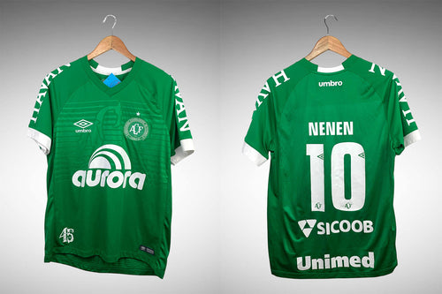 Chapecoense 2018 Primeira Camisa Tam M Nº10 Nenem.