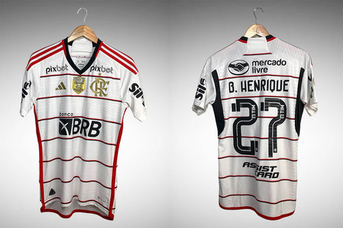 Flamengo 2023 Segunda Camisa Tam P Nº27 Bruno Henrique.