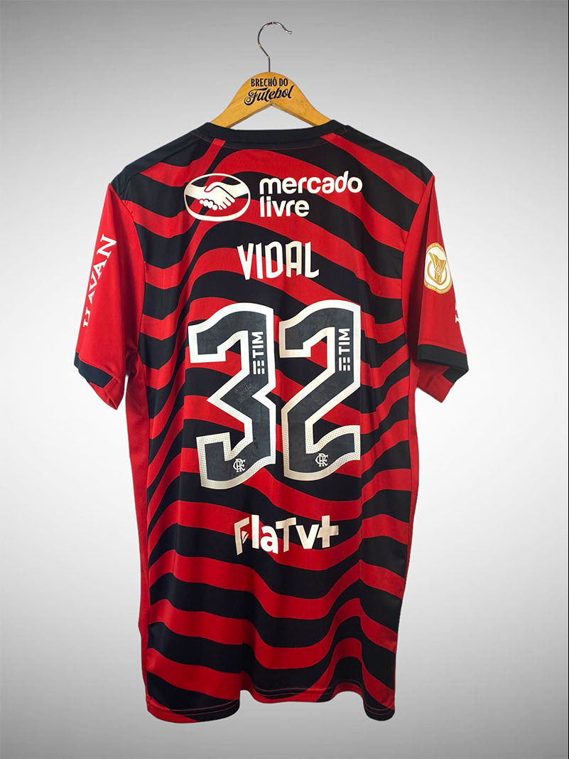 Flamengo 2022 Terceira Camisa Tam G N# 32 Vidal.