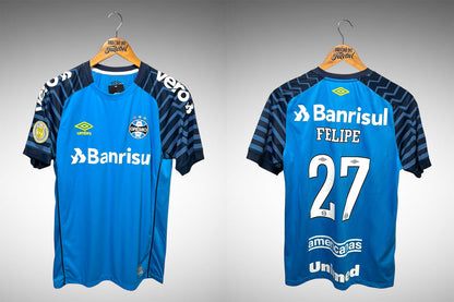 Grêmio 2021 Camisa Goleiro Tam M Nº27 Felipe.