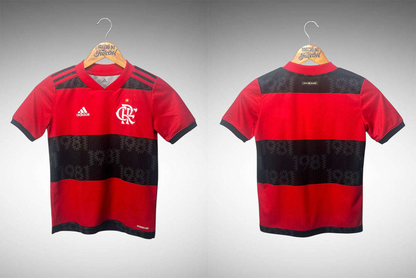 Flamengo 2021 Primeira Camisa Tam 10 Infantil.