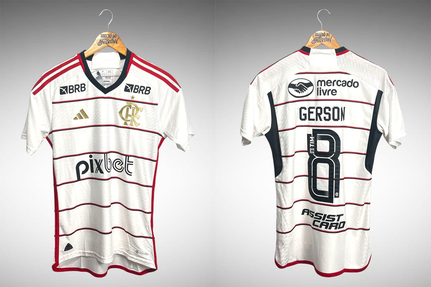 Flamengo 2023 Segunda Camisa Tam P Gerson Nº8.