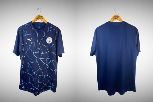 Manchester City 2020 Camisa de Aquecimento Tam Gg.