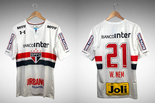 São Paulo 2017 Primeira Camisa Tam M N°21 W. Nem.