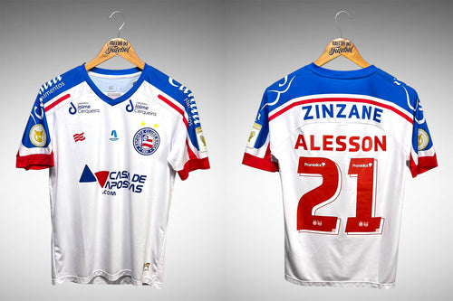 Bahia 2021 Primeira Camisa Tam P Nº21 Alesson.