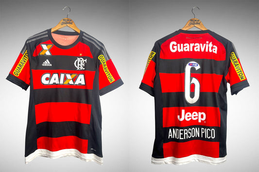 Flamengo 2015 Primeira Camisa Tam M Nº 6 Anderson Pico.