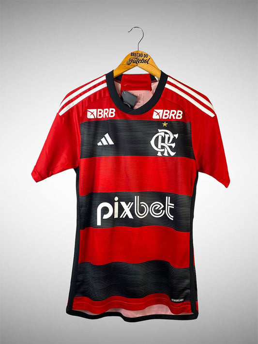 Flamengo 2023 Primeira Camisa Tam P N# 4 Léo Pereira.