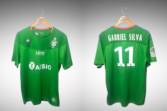 Saint Etienne 2019 Primeira Camisa Tam Gg N# 11 Gabriel Silva.