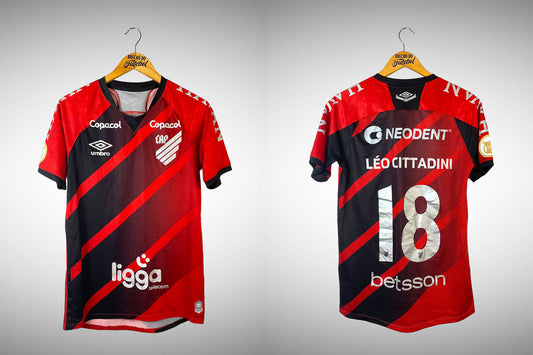 Athlético Paranaense 2022 Primeira Camisa Tam P Nº 18 Léo Cittadini.