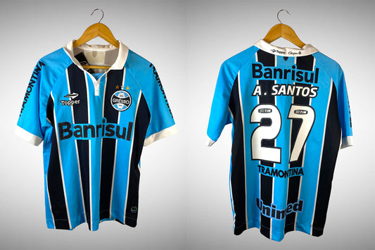Grêmio 2012 Primeira Camisa Tam M N# 27 A. Santos.