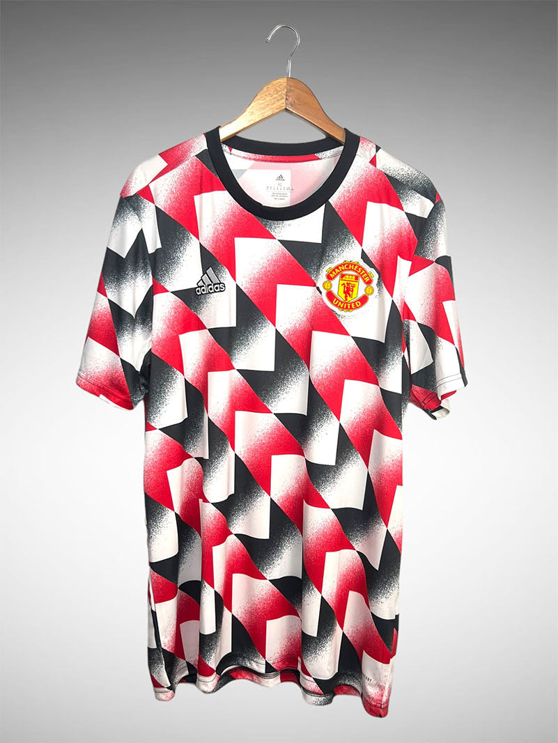 Manchester United 2022 Camisa de Aquecimento Tam GG.