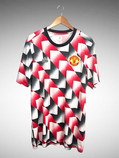 Manchester United 2022 Camisa de Aquecimento Tam GG.