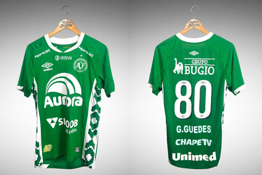 Chapecoense 2022 Primeira Camisa Tam M Nº80 G. Guedes.