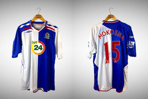 Blackburn 2007 Primeira Camisa Tam Gg N# 15 Mokoena.