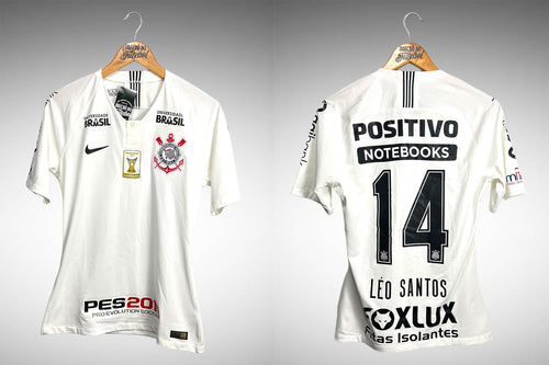 Corinthians 2018 Primeira Camisa Tam M N# 14 Léo Santos.