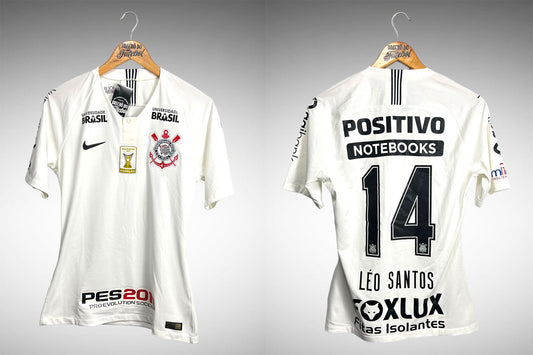 Corinthians 2018 Primeira Camisa Tam M N# 14 Léo Santos.