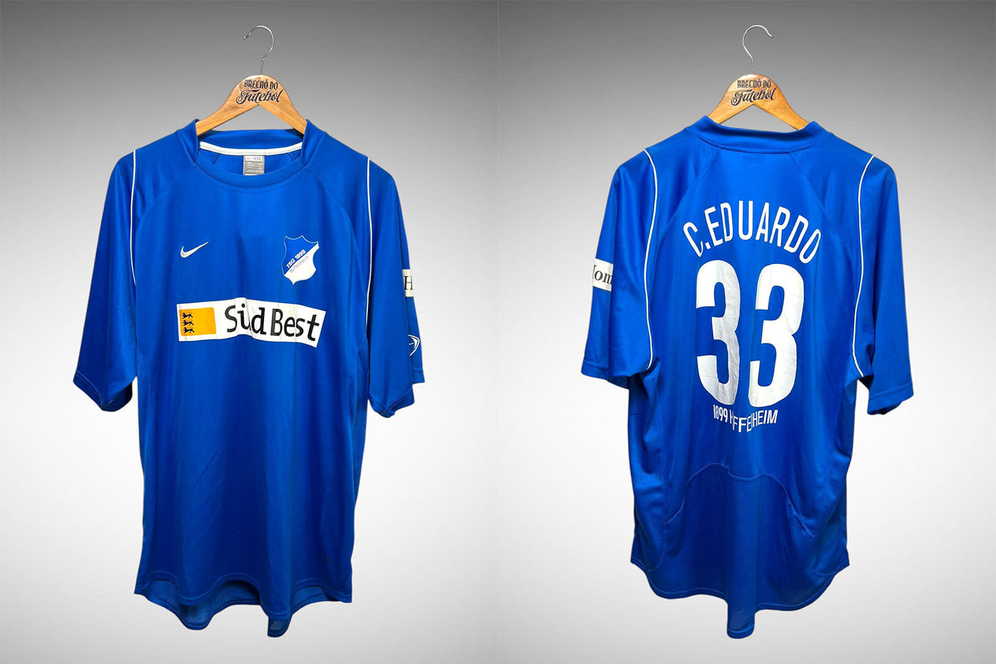 Hoffenheim 2006 Primeira Camisa Tam 2GG Nº33 C. Eduardo.