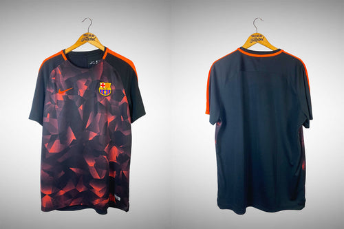 Barcelona 2017 Camisa Aquecimento Champions Tam GG.