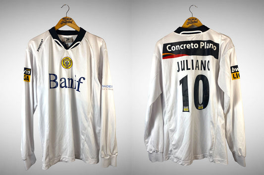 Nacional da Madeira 2006 Segunda Camisa Tam Gg Mangas Longas N# 10 Juliano.