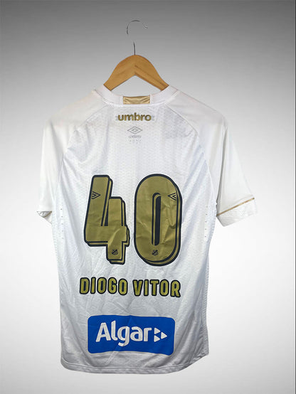Santos 2018 Primeira Camisa Tam M N# 40 Diogo Vitor.