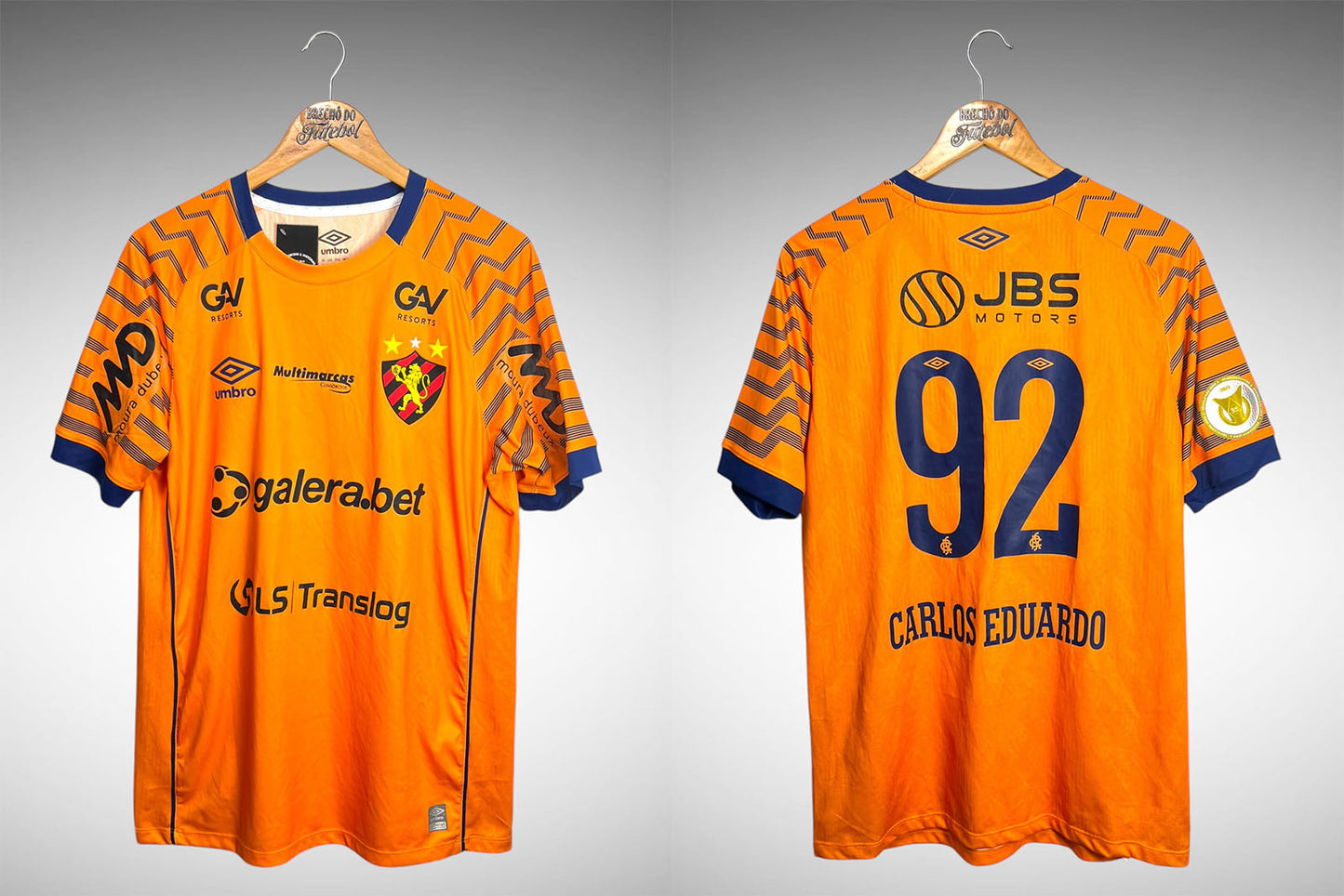 Sport Recife Camisa Goleiro Tam G Nº92 Carlos Eduardo.