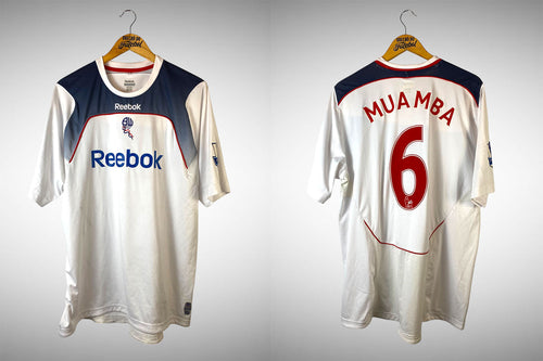 Bolton 2008 Primeira Camisa Tam 3g N# 6 Muamba.