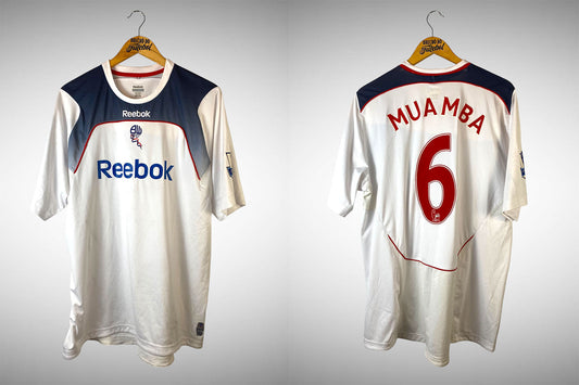 Bolton 2008 Primeira Camisa Tam 3g N# 6 Muamba.