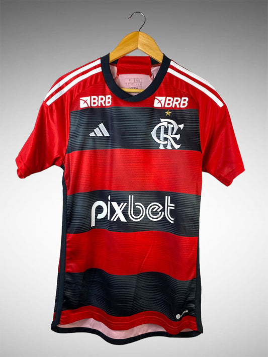 Flamengo 2023 Primeira Camisa Tam P N# 6 Ayrton Lucas.