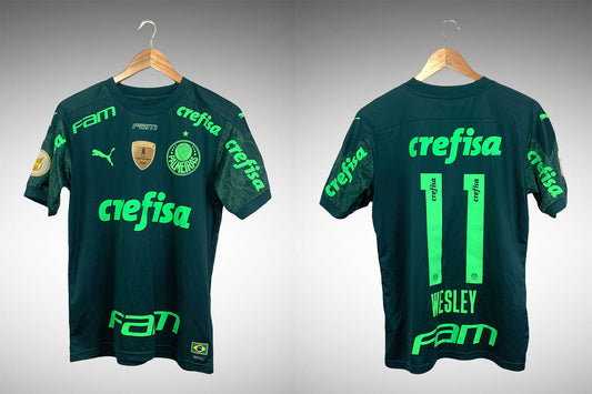 Palmeiras 2021 Terceira Camisa Tam P. Nº11 Wesley.