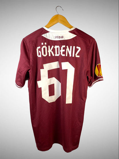 Rubin Kazan 2013 Primeira Camisa Tam M N# 61 Gökdeniz.