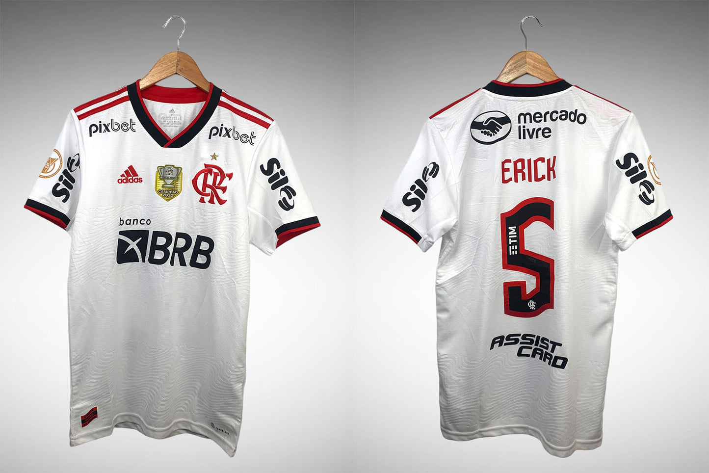 Flamengo 2022 Segunda Camisa Tam P N# 5 Erick.