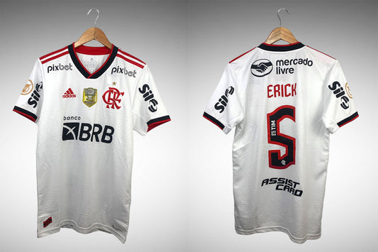 Flamengo 2022 Segunda Camisa Tam P N# 5 Erick.