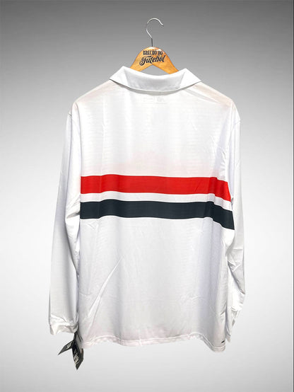 São Paulo 2024 Primeira Camisa Modelo Retrô Tam 2GG Manga Longa.
