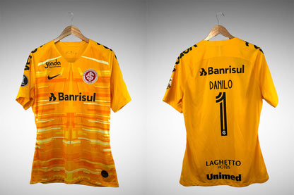 Internacional 2019 Camisa Goleiro Tam G Nº 1 Danilo.