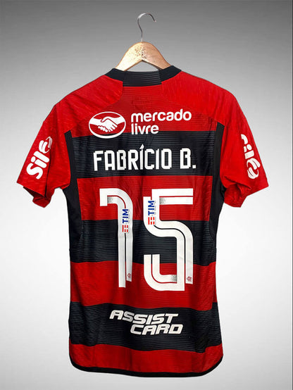 Flamengo 2023 Primeira Camisa Tam P Nº15 Fabricio B.