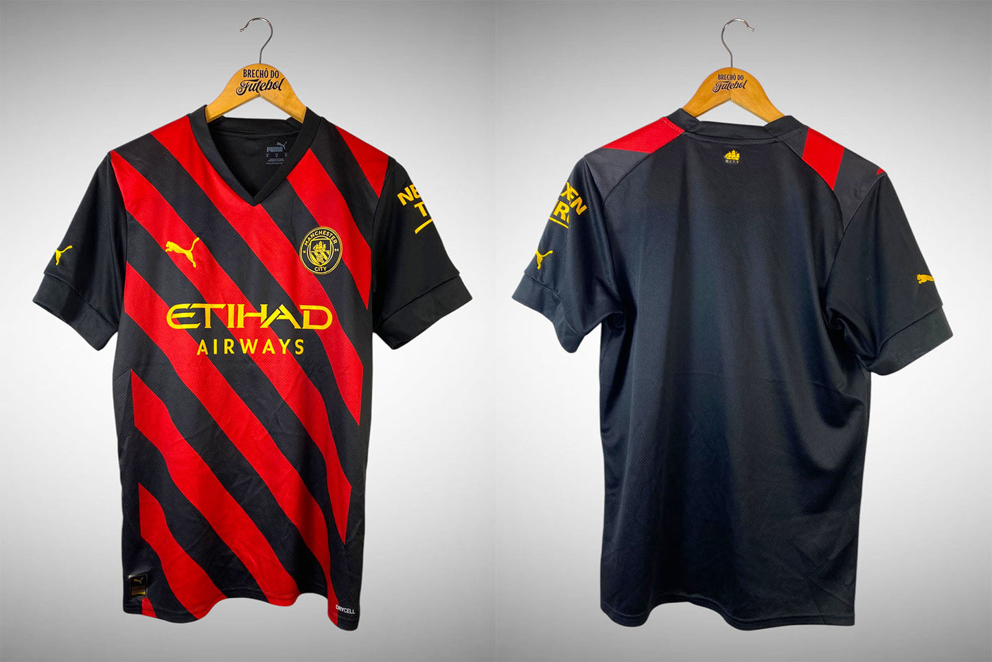 Manchester City 2022 Segunda Camisa Tam M.