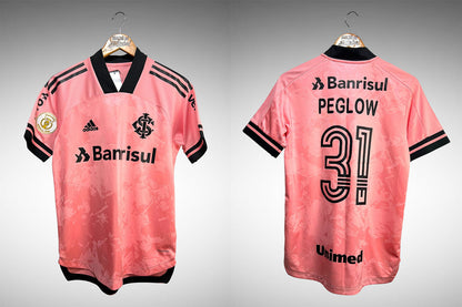 Internacional 2020 Camisa Outubro Rosa Tam P Nº 31 Peglow.