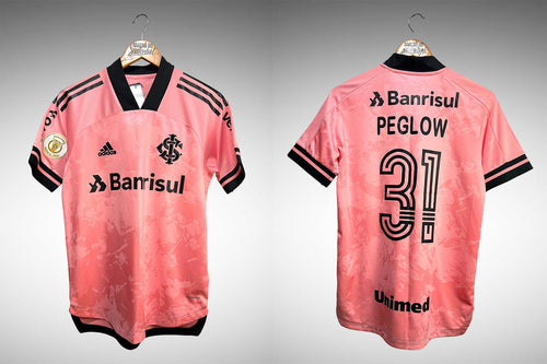 Internacional 2020 Camisa Outubro Rosa Tam P Nº 31 Peglow.