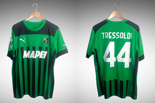 Sassuolo 2023 Primeira Camisa Tam G N°44 Tressoldi.