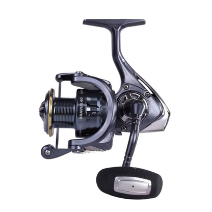 Molinete bravus 40 pesca brasil - 4+1 rolamentos (ambidestro)