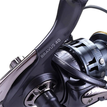 Molinete bravus 40 pesca brasil - 4+1 rolamentos (ambidestro)