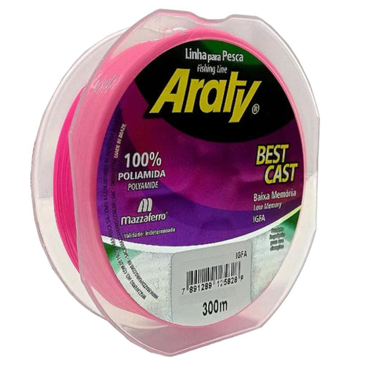 Linha monofilamento best cast 0,40mm – 300 metros – araty
