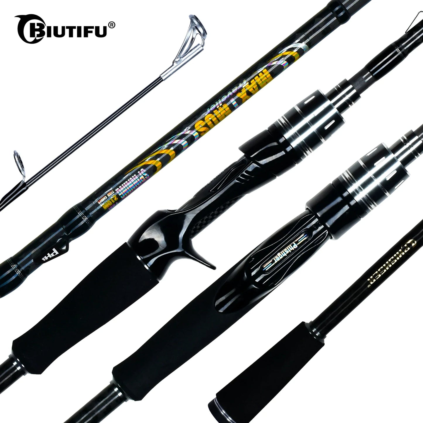 Vara de Pesca para Carretilha Fuji Maximus Traveller Original Carbono 30T